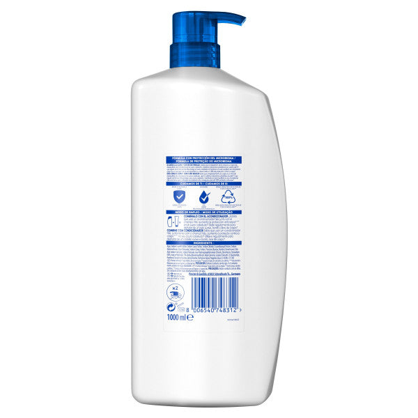 Shampoo Mentolo Rinfrescante - Head & Shoulders : 1000 ml - 8