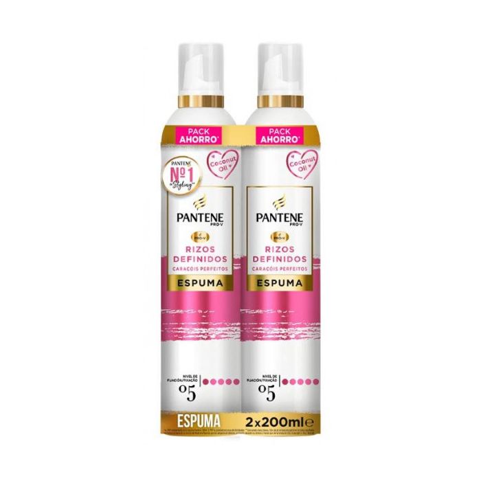Mousse Fissaggio 5 Ricci Definiti - Pantene : 2 x 200ML - 1