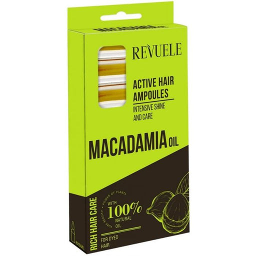 Fiale Olio di Macadamia per capelli colorati - Revuele - 1