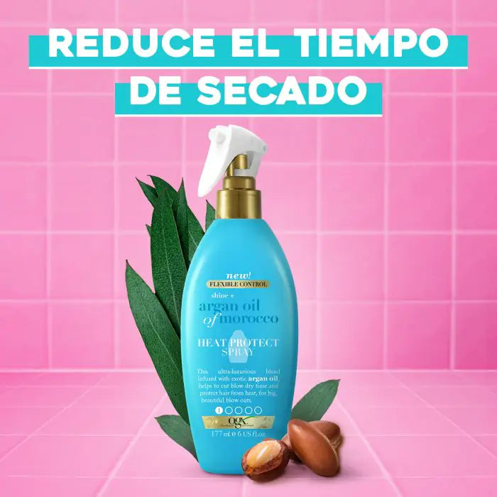 Argan Oil of Morocco Spray Protettore del Calore: 177 ml - Ogx - 2