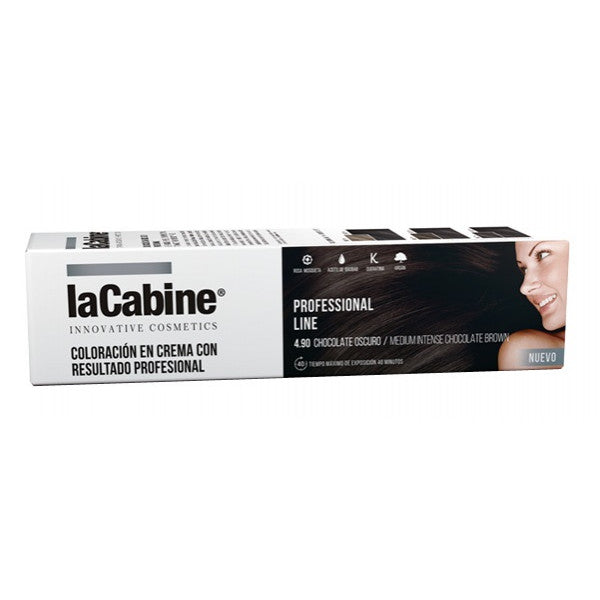Crema Colorante Linea Professionale - La Cabine : 4.90 Chocolate oscuro - 1
