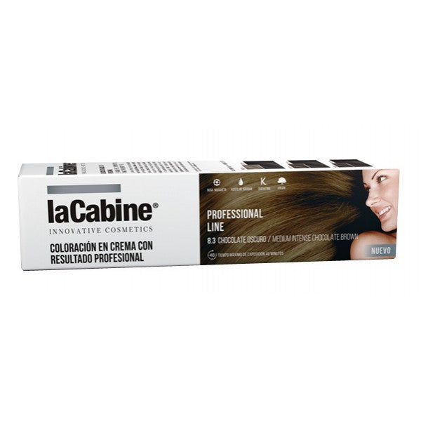 Crema Colorante Linea Professionale - La Cabine : 8.3 Chocolate oscuro - 1