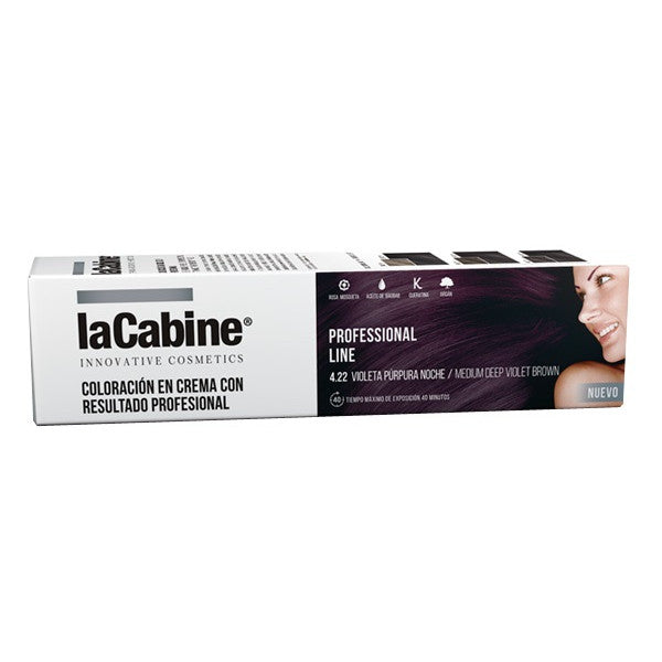 Crema Colorante Linea Professionale - La Cabine : 4.22 Violeta púrpura noche - 1