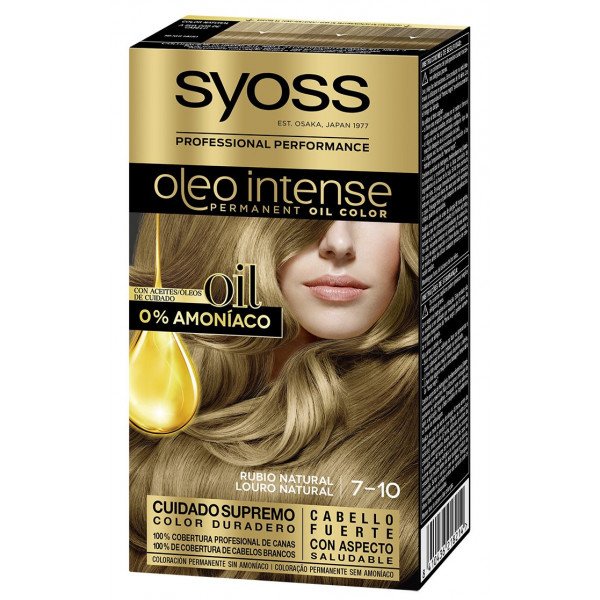 Olio colorante intenso - Syoss: 7-10 Rubio Natural - 21