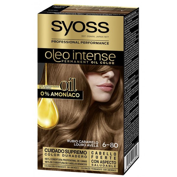 Olio colorante intenso - Syoss: 6-80 Rubio Caramelo - 2