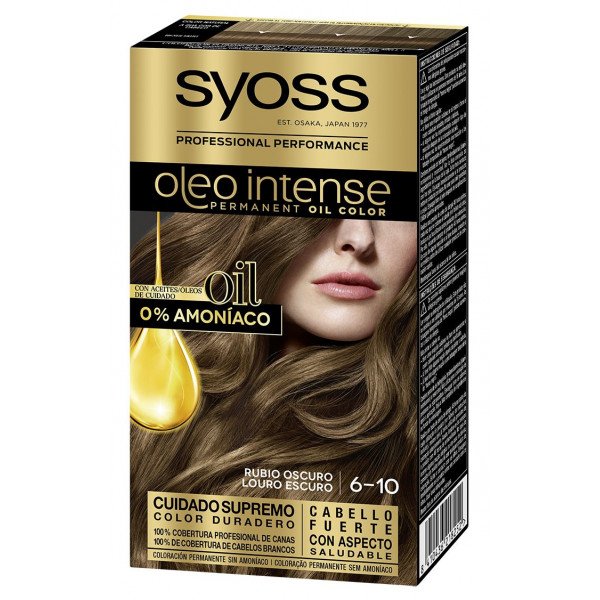 Olio colorante intenso - Syoss: 6-10 Rubio Oscuro - 7