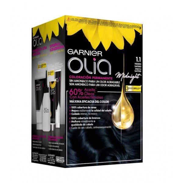 Olia coloranti - Garnier : 1.10 Negro Zafiro - 1