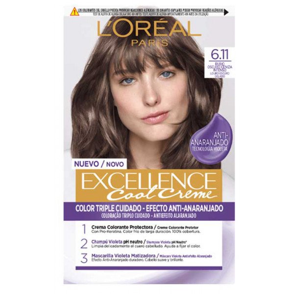 Excellence Creme Tints - L&#39;Oreal Paris - L'oreal Paris : 6.11 Rubio Oscuro Ceniza - 1