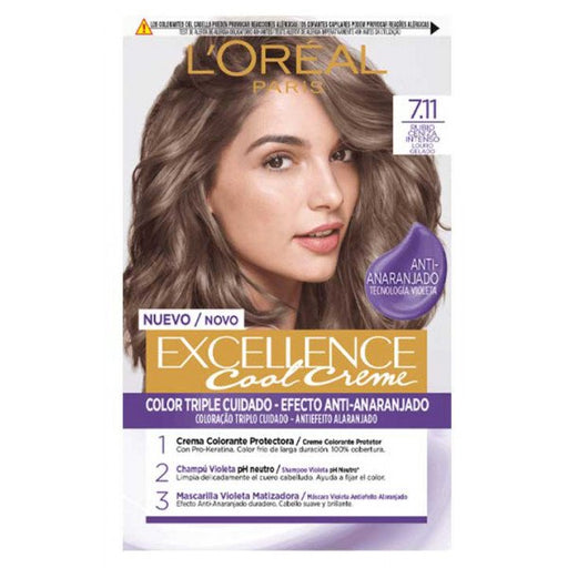 Excellence Creme Tints - L'Oreal Paris - L'oreal Paris : 7.11 Rubio Ceniza Intenso - 1
