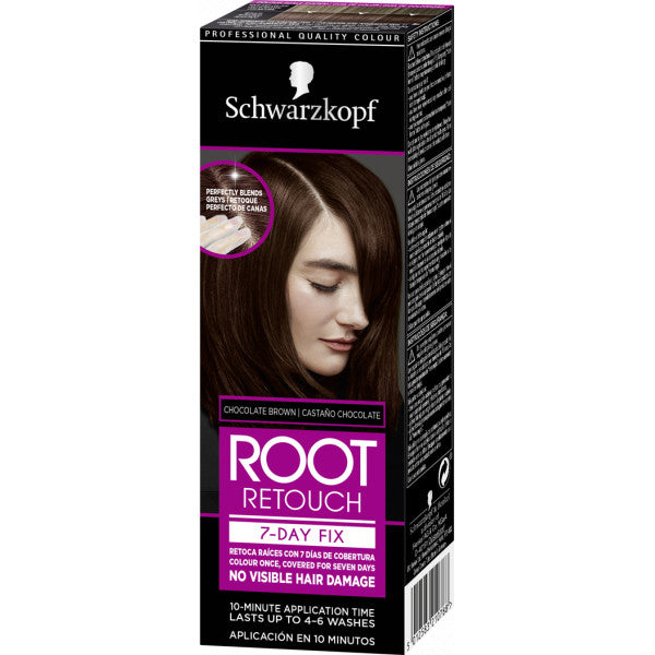Ritocca Radici Root 7day Fix - Schwarzkopf : CASTAÑO CHOCOLATE - 1