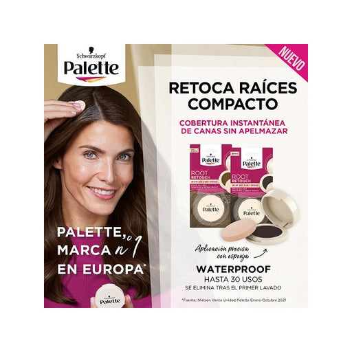Ritocco Radici Palette Compatta Ritocco Radici Compatto - Schwarzkopf : Rubio Oscuro - 1