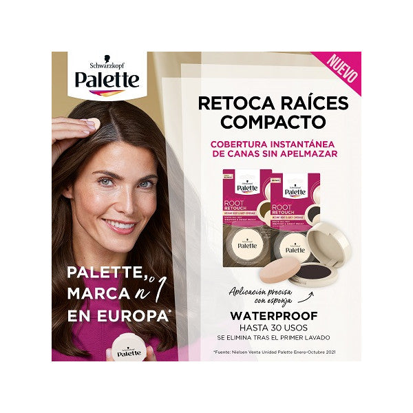 Ritocco Radici Palette Compatta Ritocco Radici Compatto - Schwarzkopf : Rubio Oscuro - 1