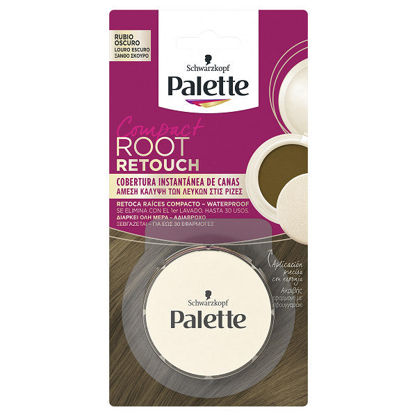 Ritocco Radici Palette Compatta Ritocco Radici Compatto - Schwarzkopf : Rubio Oscuro - 6