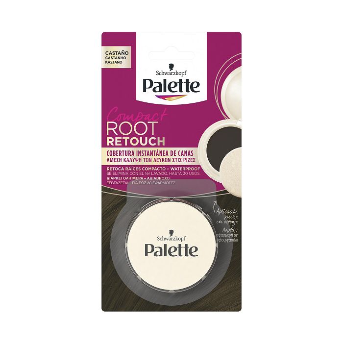 Ritocco Radici Palette Compatta Ritocco Radici Compatto - Schwarzkopf : Castaño - 1