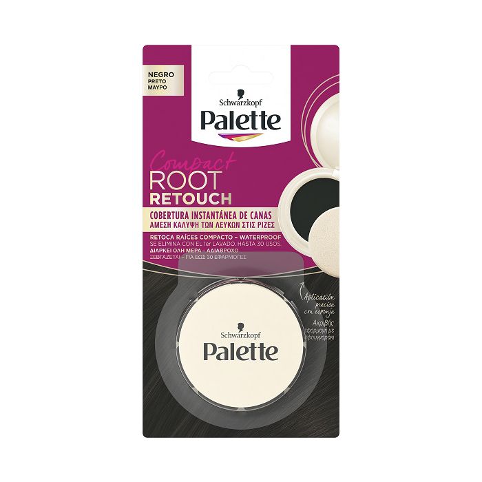 Ritocco Radici Palette Compatta Ritocco Radici Compatto - Schwarzkopf : Negro - 1