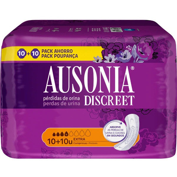 Perdite di urina extra discrete - Ausonia : 10 + 10 unidades - 1