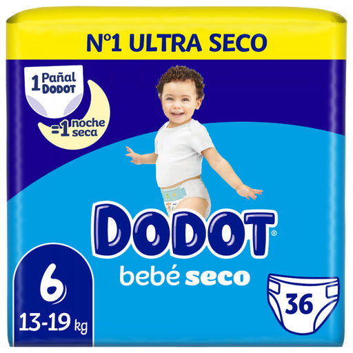 Pannolini per bambini asciutti Taglia 6 Taglia +13 chili - Dodot - 1