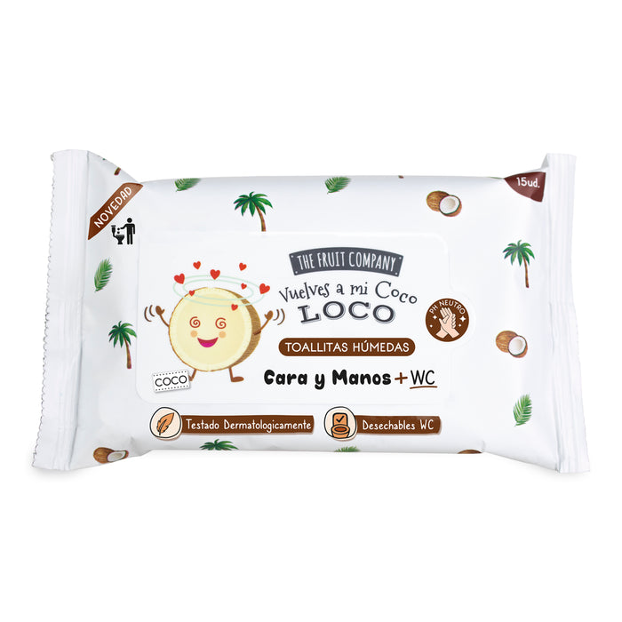 Salviette Idroalcoliche 70% - Aromi Vari - The Fruit Company: Coco - 3