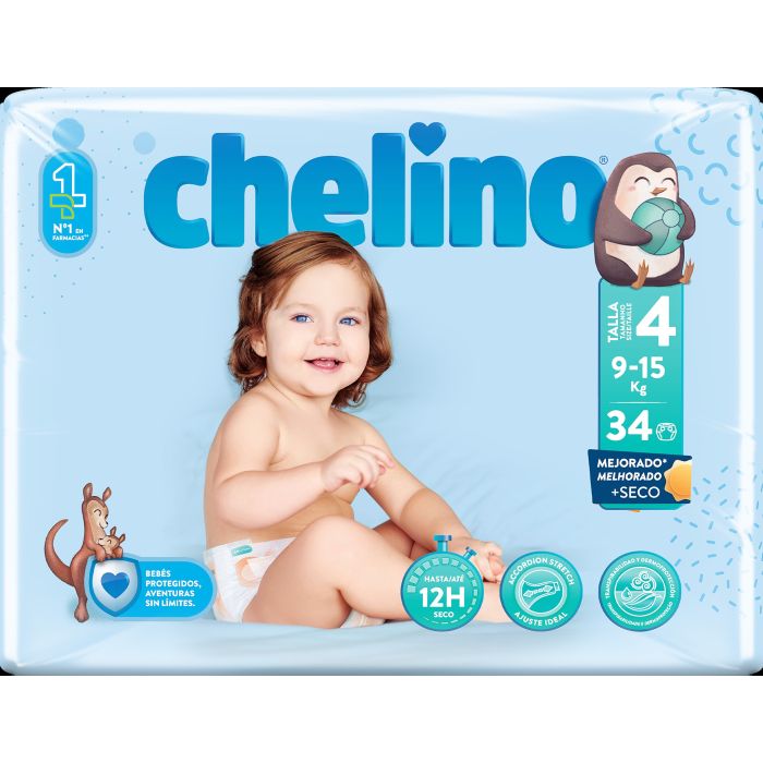 Pannolino per il Gateo del Bambino Taglia 4 - Chelino - 1