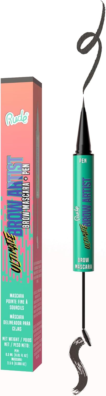 Matita e Mascara per Sopracciglia - Ultimate Brow Artist - Rude : Black Brown - 1