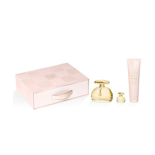 Tocca l&#39;estuche d&#39;oro originale - Tous: EDT 100ML + Body Lotion 100ML + Mini - 2