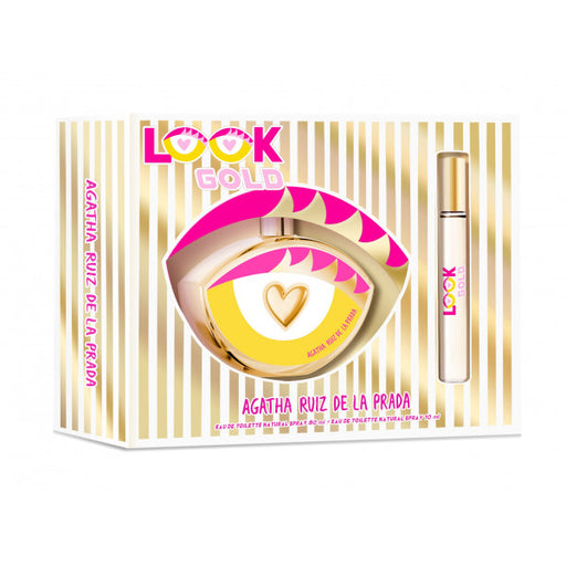 Look Gold Eau de Toilette per Mujer - Agatha Ruiz de la Prada : Tamaño EDT 80ML + Mini 10ML - 1