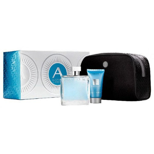 Custodia cromata: Edt 100 ml + Gel 50 ml + Borsa - Azzaro - 1