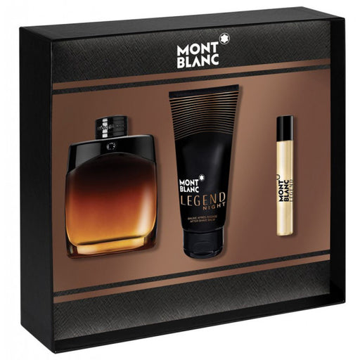 Legend Night Estuche: Edp 100ml + Dopobarba 100ml + Mini - Mont Blanc - Montblanc - 1