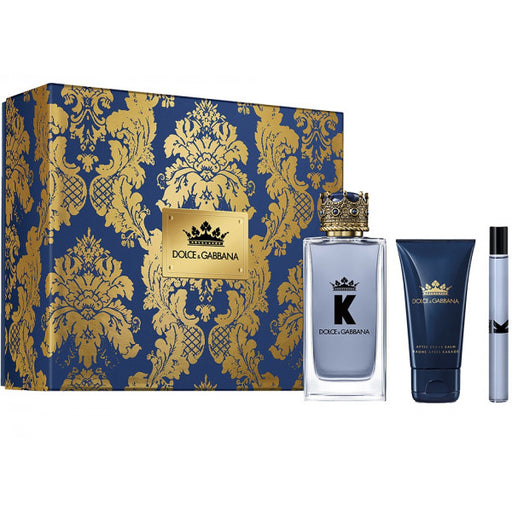 K by Dolce & Gabbana Estuche - Dolce & Gabbana : Tamaño EDT 100 ML + ASB 50 ML + TS 10 ML - 1