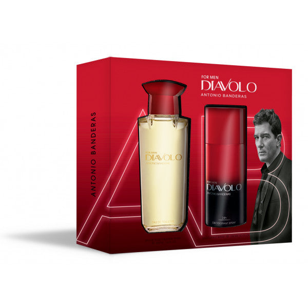 Diavolo Set Eau de Toilette: Edt 100ml + Deodorante 150ml - Antonio Banderas - 1