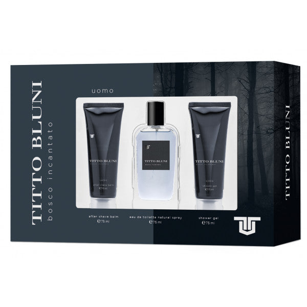 Titto Bluni Bosco Uomo Estuche: Edt 75 ml + As 75 ml + Gel 75 ml - Titto Bluni - 1