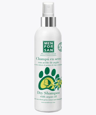 Shampoo secco all&#39;olio di Argan per gatti 250ml - Menforsan - 1