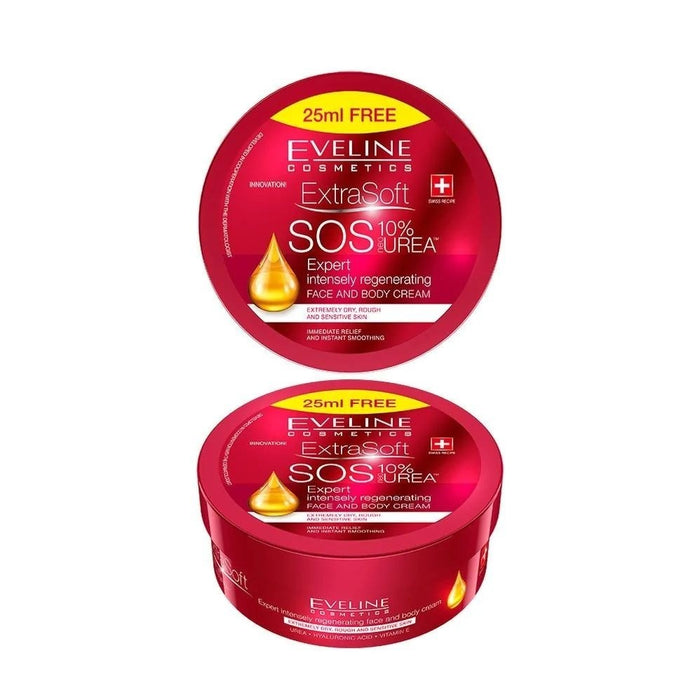 Crema Viso e Corpo Extra Soft SOS 10% Urea - Eveline - 1