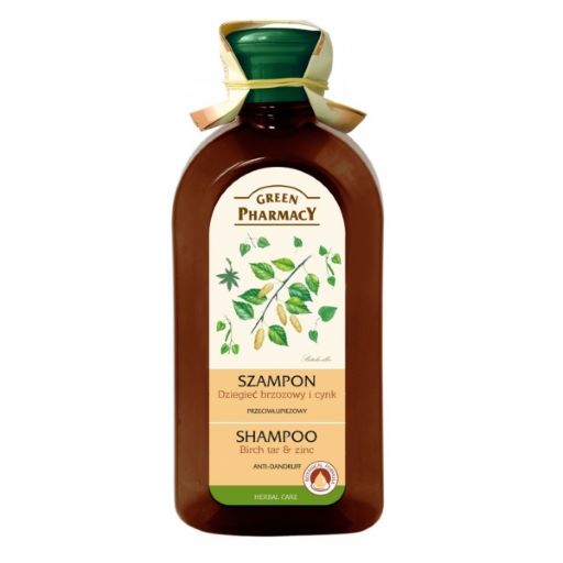 Shampoo antiforfora con betulla e zinco - Green Pharmacy - 1
