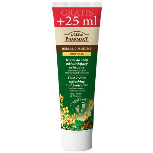  Crema protettiva per i piedi con estratto di quercia e celidonia - Green Pharmacy - 1