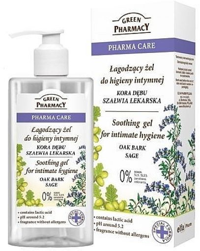 Gel per l'igiene intima alla corteccia di quercia e salvia - Green Pharmacy - 1