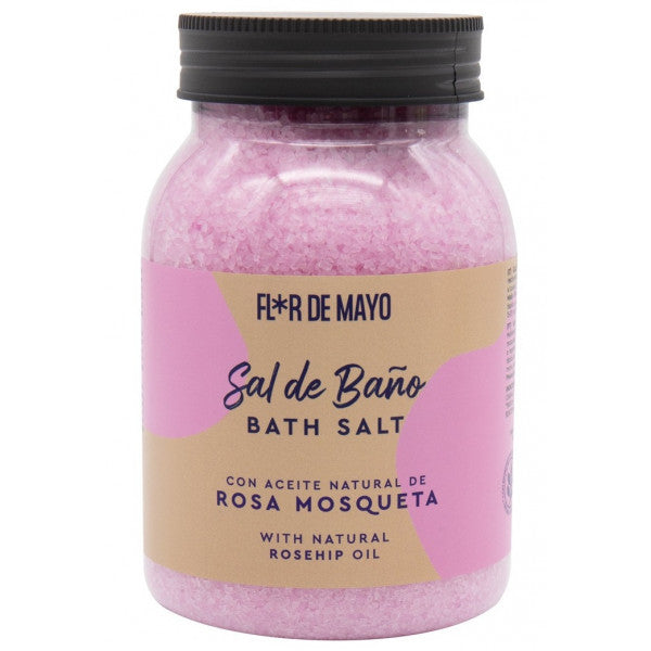 Sale da bagno alla rosa canina - Flor de Mayo: 650gr - 2