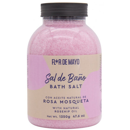 Sale da bagno alla rosa canina - Flor de Mayo: 1350 gr - 1