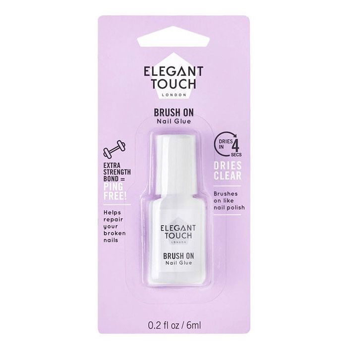 Colla per Unghie Brush On - Elegant Touch - 1