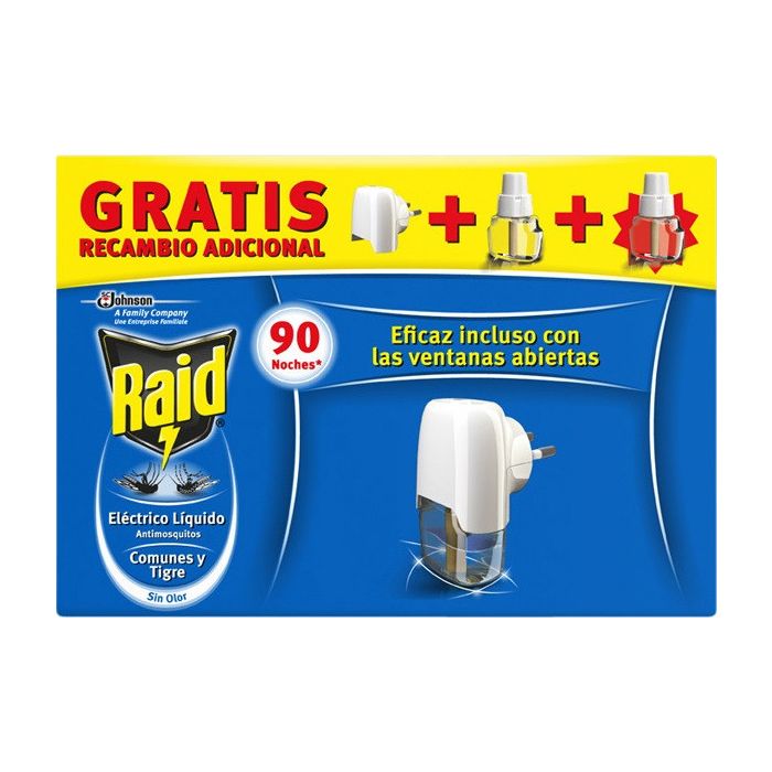 Set Antizanzare Diffusore Liquido Elettrico e Ricariche - Raid - 1
