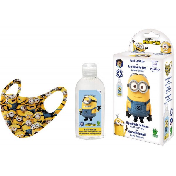 Confezione Igienizzante e Maschera Minions - Disney - 1