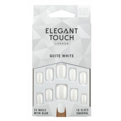 Unghie finte Quite White - Elegant Touch - 1