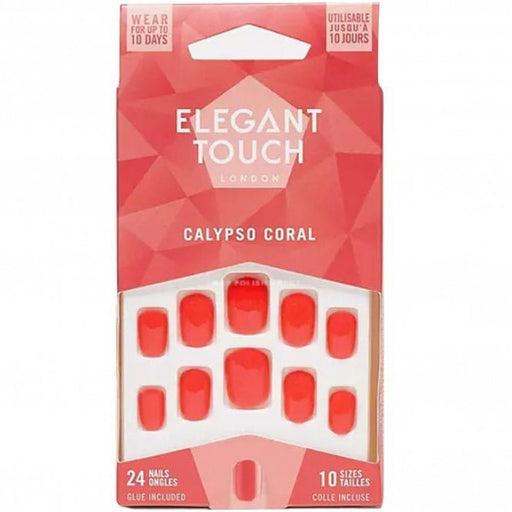 Unghie finte Calypso Coral - Elegant Touch - 1