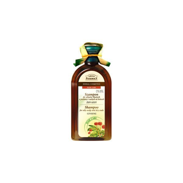 Shampoo al ginseng per capelli grassi - Green Pharmacy - 1