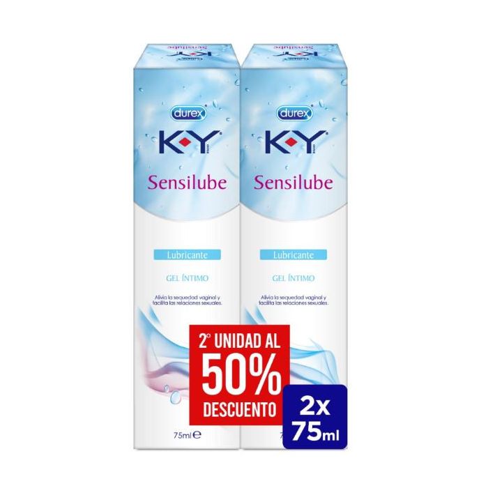 Gel Intimo - Sensilube Ky - Durex : 2 x 75 ml - 1