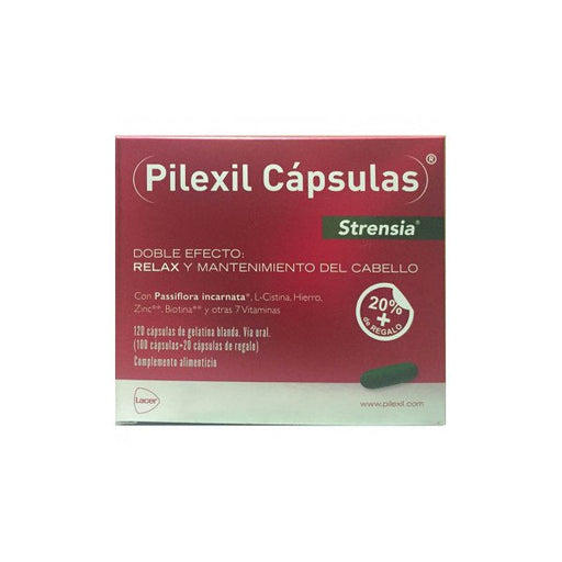 Capsule anticaduta Strensia - Pilexil: 100 + 20 cápsulas - 1