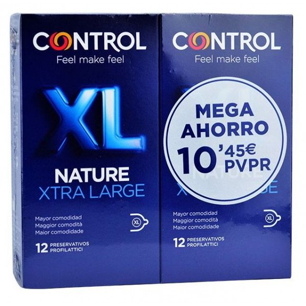 Preservativi Nature XL - Control: 2 x 12 unidades - 1