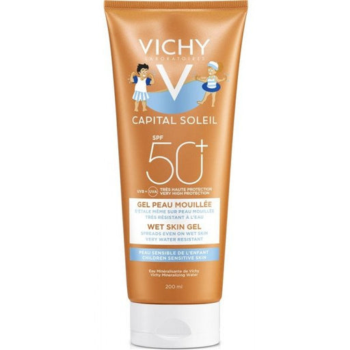 Vichy Capital Soleil Gel Wet Skin Protezione Bambini Spf50 - Vichy - 1