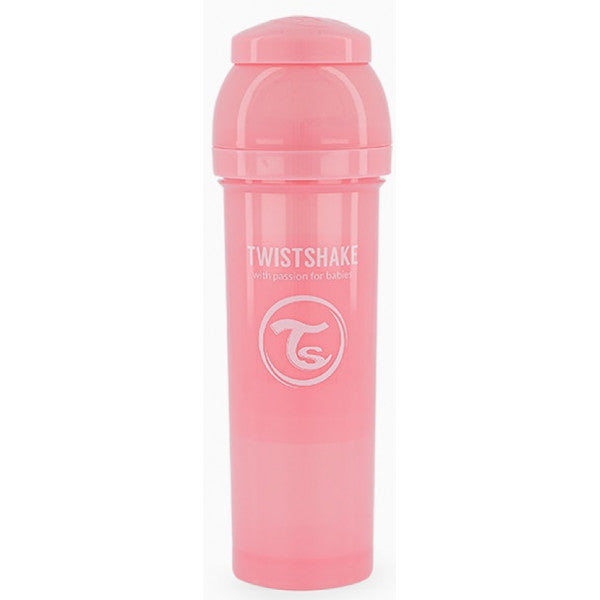 Biberon anticolica rosa - Twistshake: 330 ML - 2