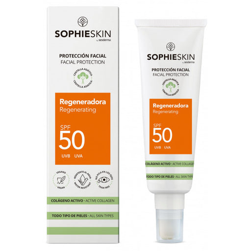 Protettore Solare Viso Rigenerante Spf 50 - Sophieskin - 1